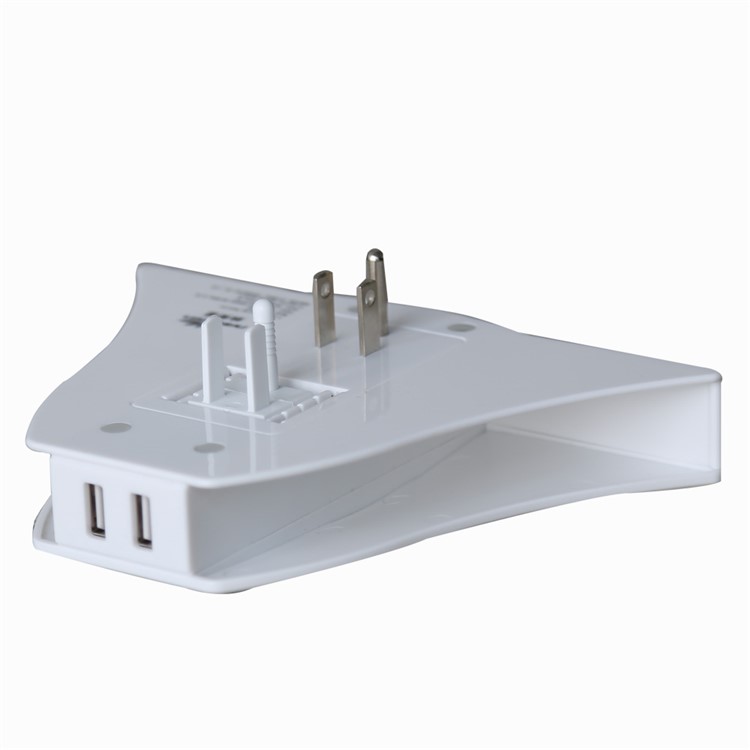 NAMISEN NS-C512 2-in-1 Dual Slots Smartphone Holder + Dual Ports USB Wall Charger with 2 Micro USB Cables - US Plug-5