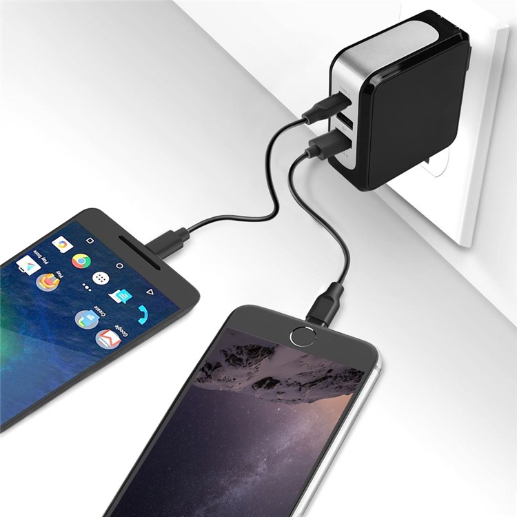 SEENDA 43W 3-Port USB Wall Charger with Quick Charge 3.0 & Type-C USB port (ICH-24C ) - US Plug-2