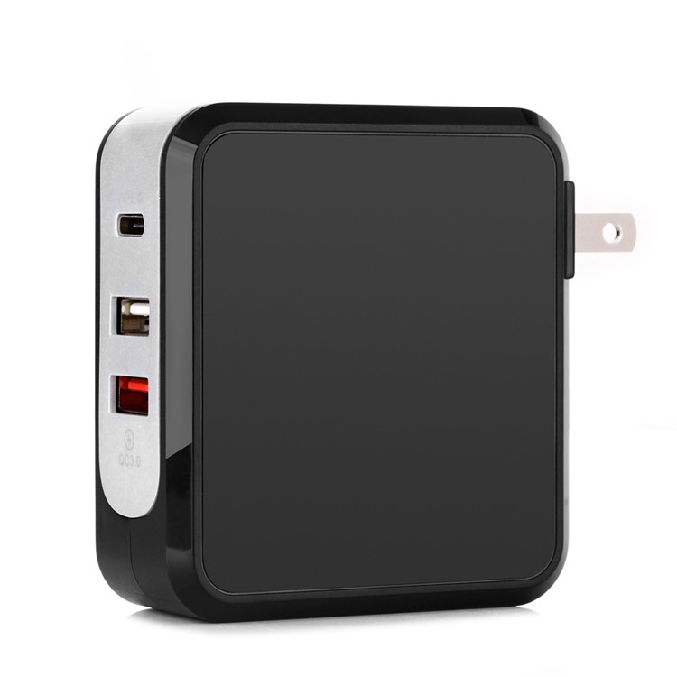 SEENDA 43W 3-Port USB Wall Charger with Quick Charge 3.0 & Type-C USB port (ICH-24C ) - US Plug-3