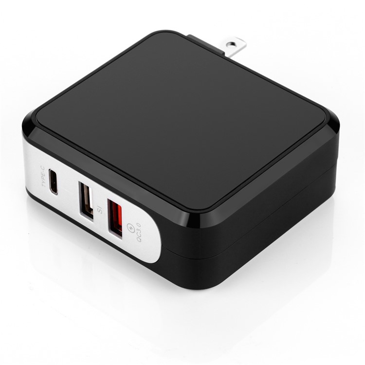 SEENDA 43W 3-Port USB Wall Charger with Quick Charge 3.0 & Type-C USB port (ICH-24C ) - US Plug-5