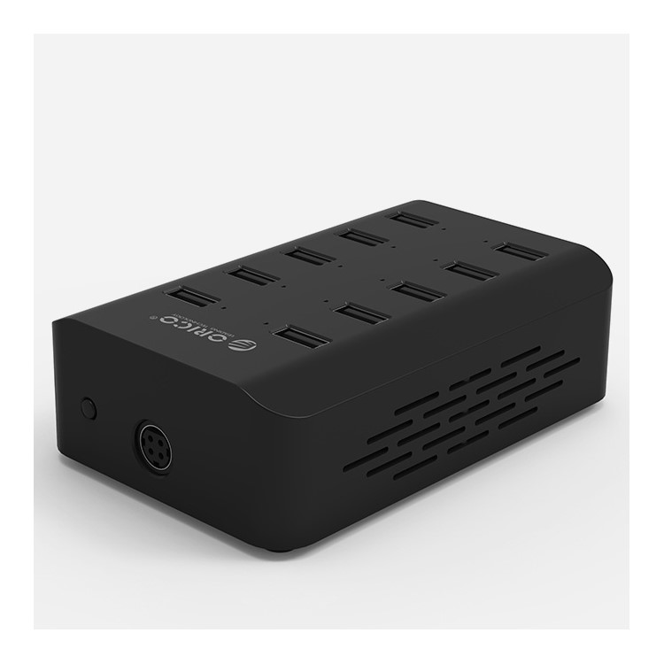 ORICO 10-Port 2.4A USB Smart Charging Station for iPhone iPad Samsung (DUB-10P-V1) - EU Plug-2