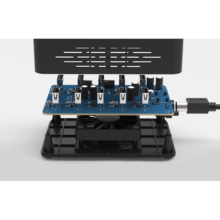 ORICO 10-Port 2.4A USB Smart Charging Station for iPhone iPad Samsung (DUB-10P-V1) - EU Plug-9