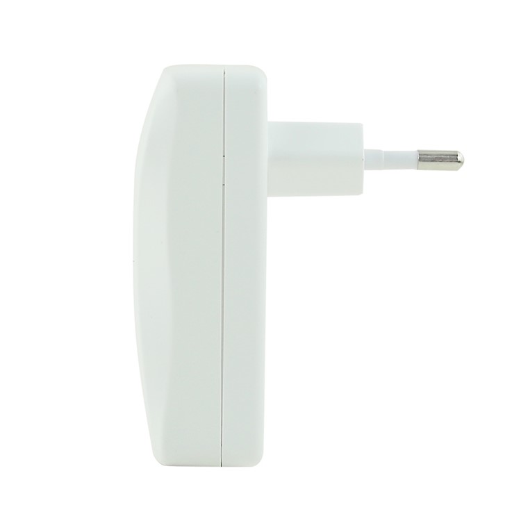 PIERRE CARDIN 2 USB Ports DC 5V Portable Wall Charger for iPhone Samsung LG Etc (PCQ-E09) - White / EU Plug-5