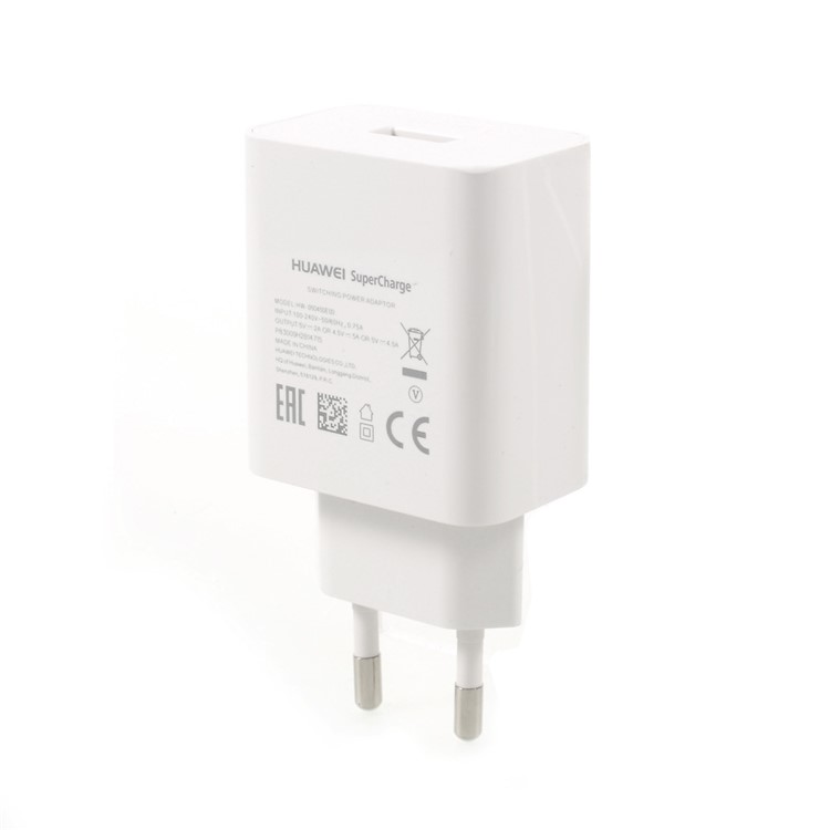 OEM HUAWEI Supercharge USB Adaptateur De Chargeur Mural Pour Huawei Mate 9 / Mate 9 Pro Etc - Blanc / Prise EU-4