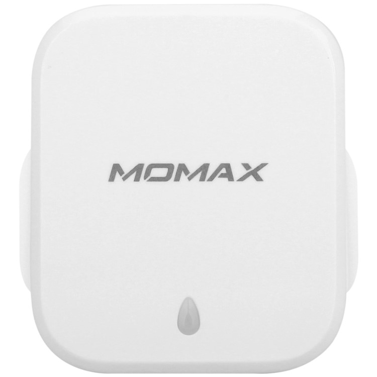 MOMAX 5V 3.4A 2-Port USB Portable Charger - White / UK Plug-2