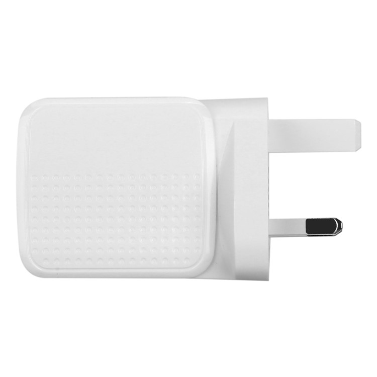 MOMAX 5V /4A 3-Port USB Portable Intelligent Digital Wall Charger - White / UK Plug-4