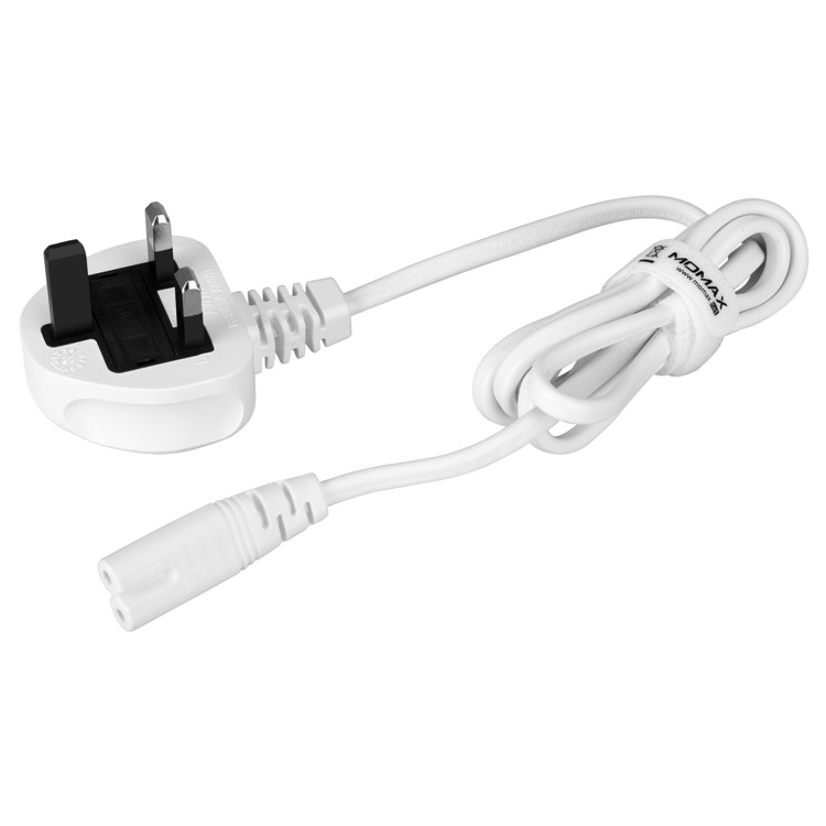 MOMAX U Bull 40W 5-Port USB Charging Adapter with Quick Charge 3.0 + USB-C Ports - White / UK Plug-2
