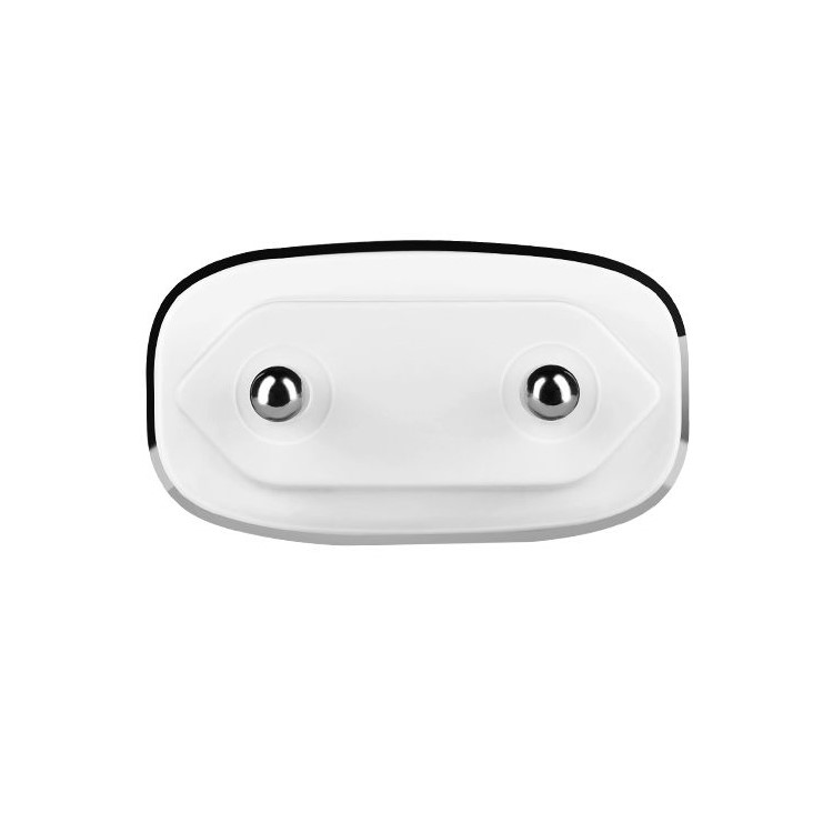 HOCO C12 5V / 2.4A Dual USB Charger Wall Adapter for iPhone iPad Samsung - White / EU Plug-4