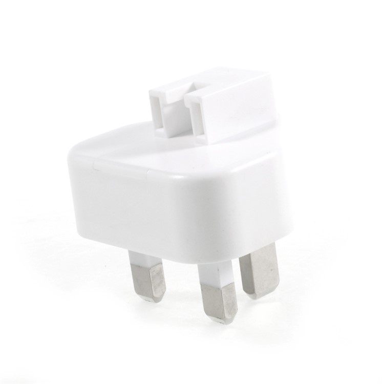 Dual USB + Type-C Wall Travel Charger Support PD + QC3.0 (CE/FCC/RoHS) - White/UK Plug-4