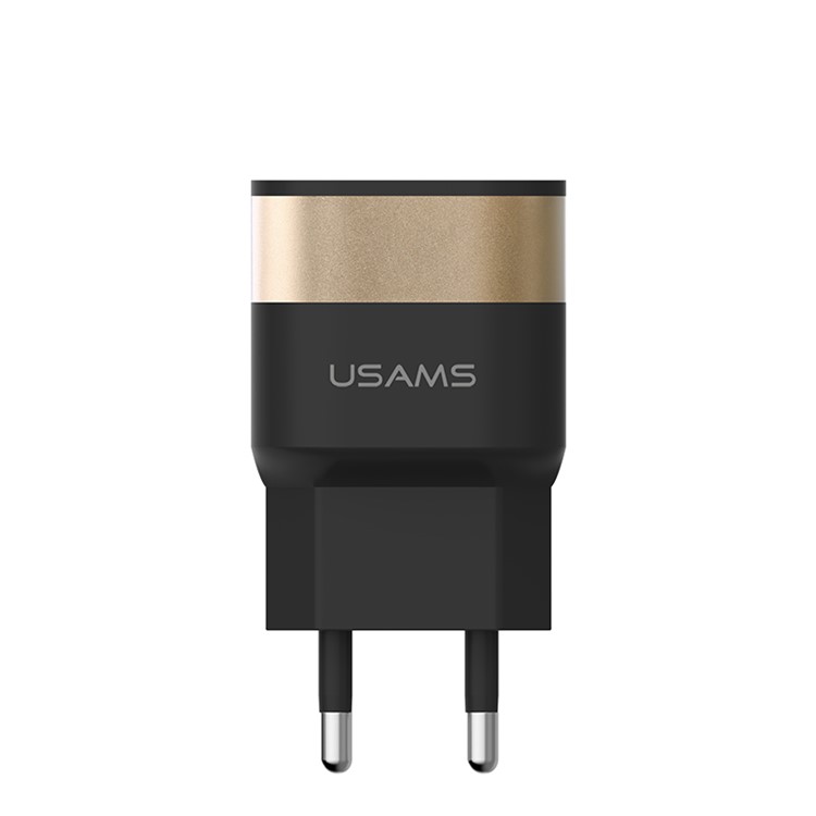 USAMS 2A USB Power Adapter Wall Travel Charger - EU Plug (US-CC021)-2