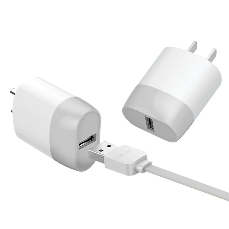 JOYROOM 5V 2.1A USB Travel Wall Charger for iPhone Samsung Sony etc. - White/CN Standard Plug-1