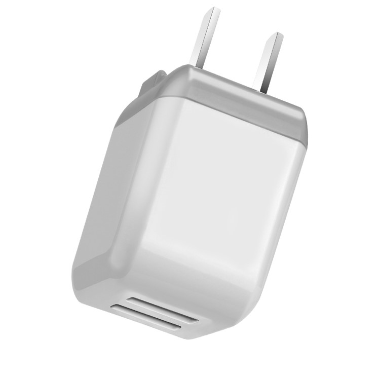 JOYROOM Dual USB 5V 2.1A Wall Charger Travel Adapter for iPhone iPad Samsung etc. - White/CN Standard Plug-5