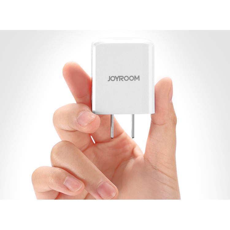 JOYROOM 5V2A Single USB Travel Wall Charger for iPhone Samsung - White/CN Standard Plug-7