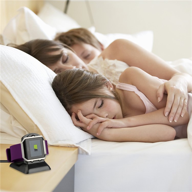 2-in-1 for Fitbit Blaze Charger Charging Stand Dock Station Phone Mount with 4.9ft Cable-12