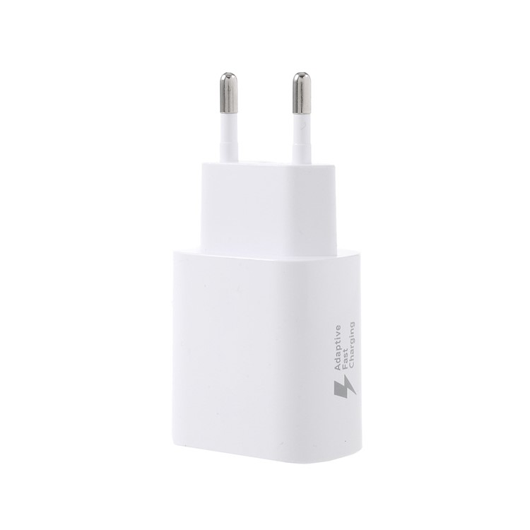 9V Adaptive Fast Charging Travel Power Adapter for Samsung Galaxy C9 Pro - White / EU Plug-4
