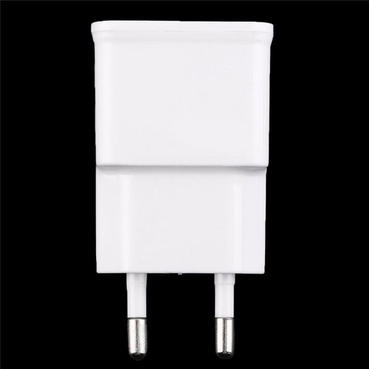 5V 2A Dual USB Wall Travel Charger Power Adapter for iPhone Samsung Etc. Smartphones Tablets - EU Plug / White-4