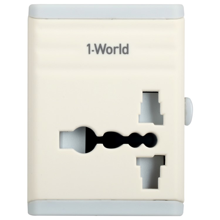 MOMAX 2.1A Dual USB Universal Travel Wall Charger Power Adapter Converter AU/UK/US/EU Plug - White-7