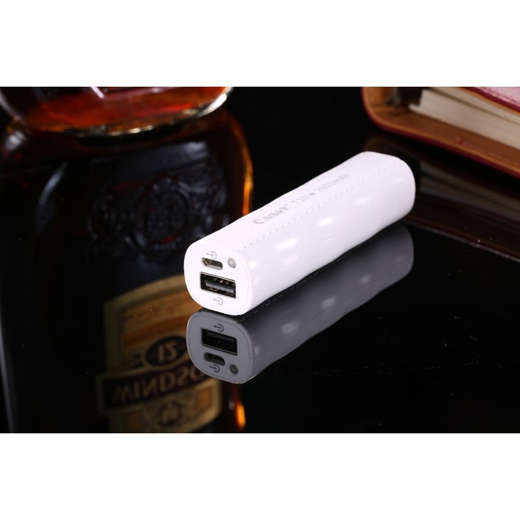 CAGER T10 2600mAh Power Bank Backup Battery for iPhone Samsung HTC Sony etc - White-8