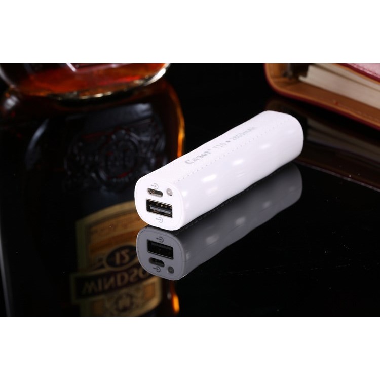 CAGER T10 2600mAh Power Bank Backup Battery for iPhone Samsung HTC Sony etc - White-9