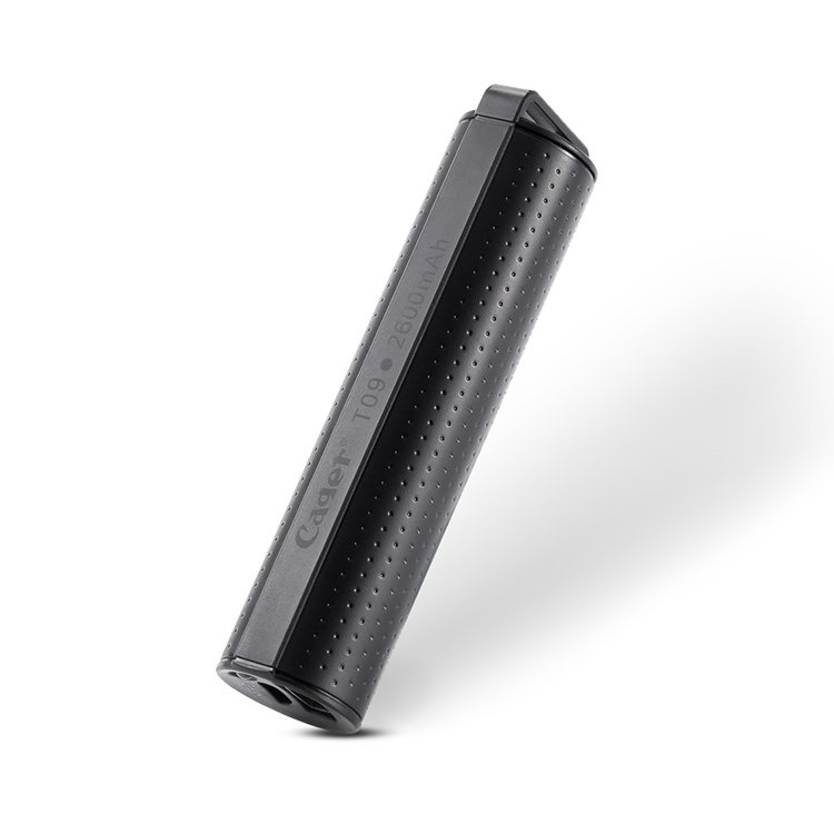CAGER T09 2600mAh Portable Power Bank External Battery for iPhone Samsung HTC Etc - Black-3