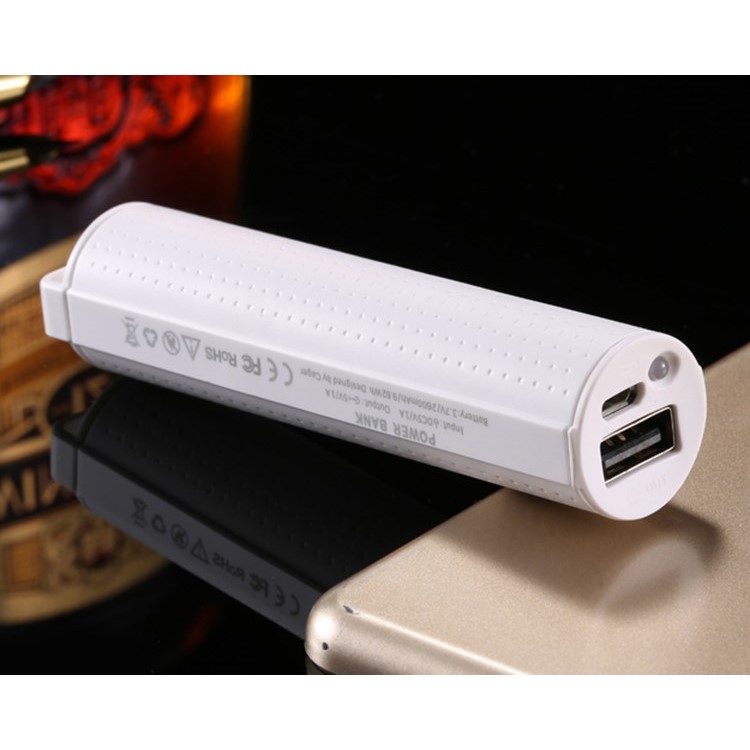 CAGER T09 2600mAh Portable Power Bank External Battery for iPhone Samsung HTC Etc - Black-9