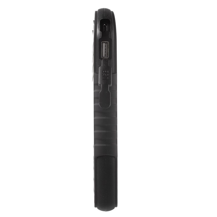 YD-T016 12000mAh Solar Charger External Battery Power Bank for iPhone Samsung LG HTC - Black-4