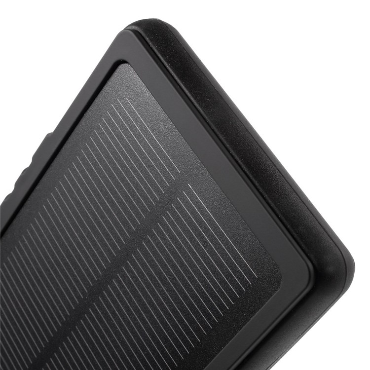 YD-T016 12000mAh Solar Charger External Battery Power Bank for iPhone Samsung LG HTC - Black-9