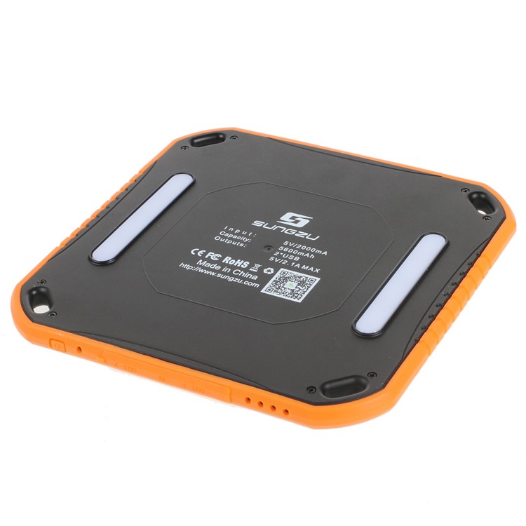 SUNGZU SC002 5600 Mah Solar Panel Ladegerät Warterproof Stoßfest Staubdicht Für Iphone Ipad Samsung-3