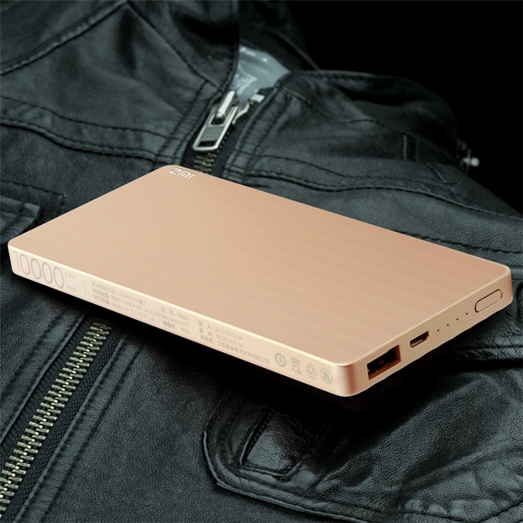 ZMI PB810 10000mAh External Power Bank for iPhone Xiaomi Samsung / Pokemon - Gold-4