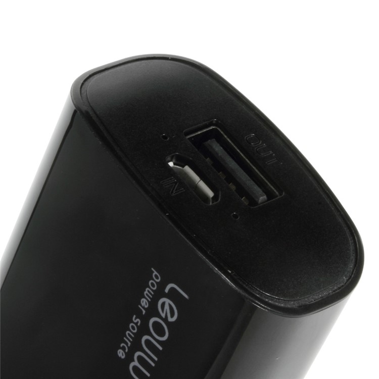 LEYOU LE-230 5000mAh Power Bank for iPhone Samsung LG HTC - Black-5