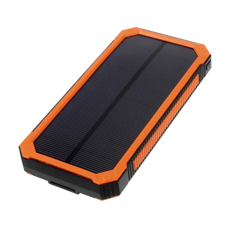 30000mAh Dimmable LED Solar Panel Power Bank Battery Charger for iPhone iPad HTC Pokemon Game - Orange-3