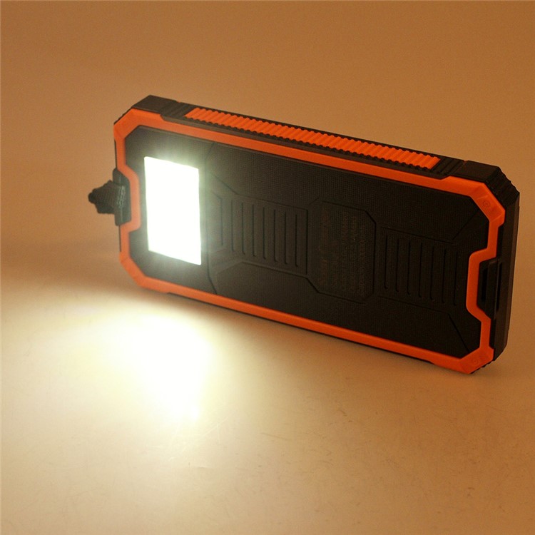 30000mAh Dimmable LED Solar Panel Power Bank Battery Charger for iPhone iPad HTC Pokemon Game - Orange-6
