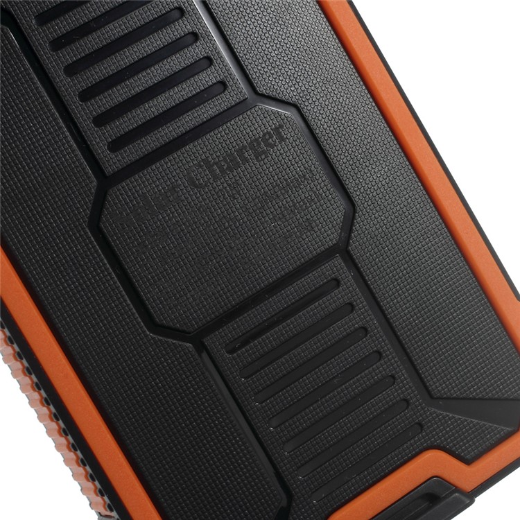 30000mAh Dimmable LED Solar Panel Power Bank Battery Charger for iPhone iPad HTC Pokemon Game - Orange-9