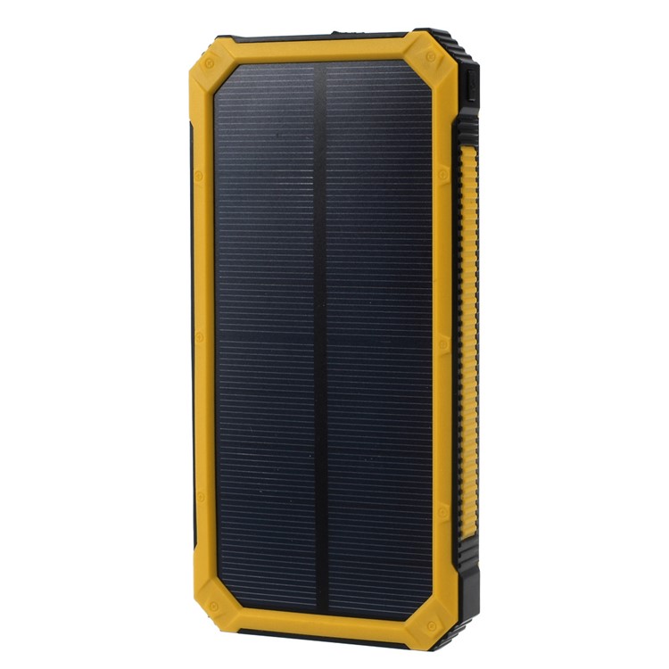 30000mah Dimmable LED Panneau Solaire Power Bank Chargeur De Batterie Pour Iphone Ipad HTC Pokemon Jeu - Jaune-2