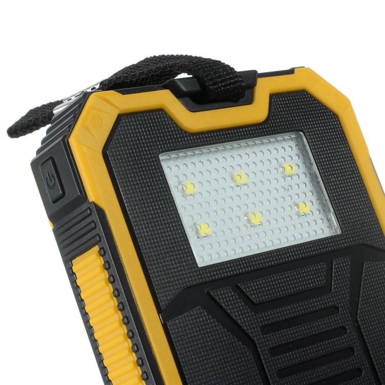 30000mah Dimmable LED Panneau Solaire Power Bank Chargeur De Batterie Pour Iphone Ipad HTC Pokemon Jeu - Jaune-8