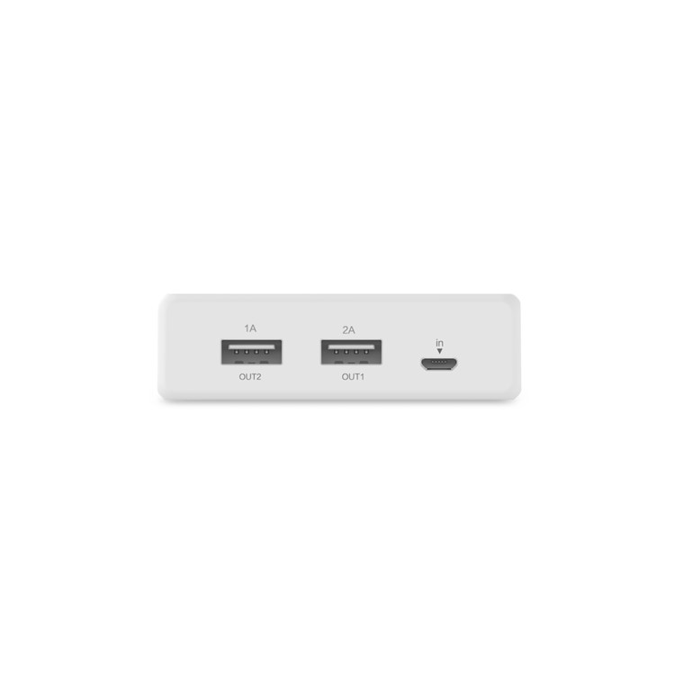 PISEN LCD Power Station 10000mAh Dual USB Mobile Charger for iPhone iPad Samsung HTC-3