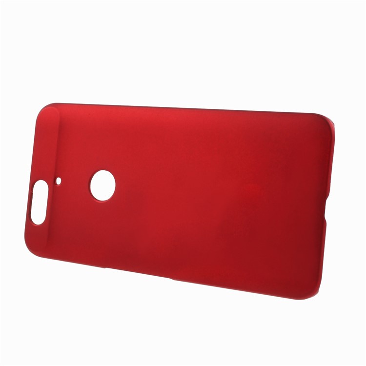 Rubberized Plastic Hard Phone Cover for Huawei Nexus 6P - Red-3