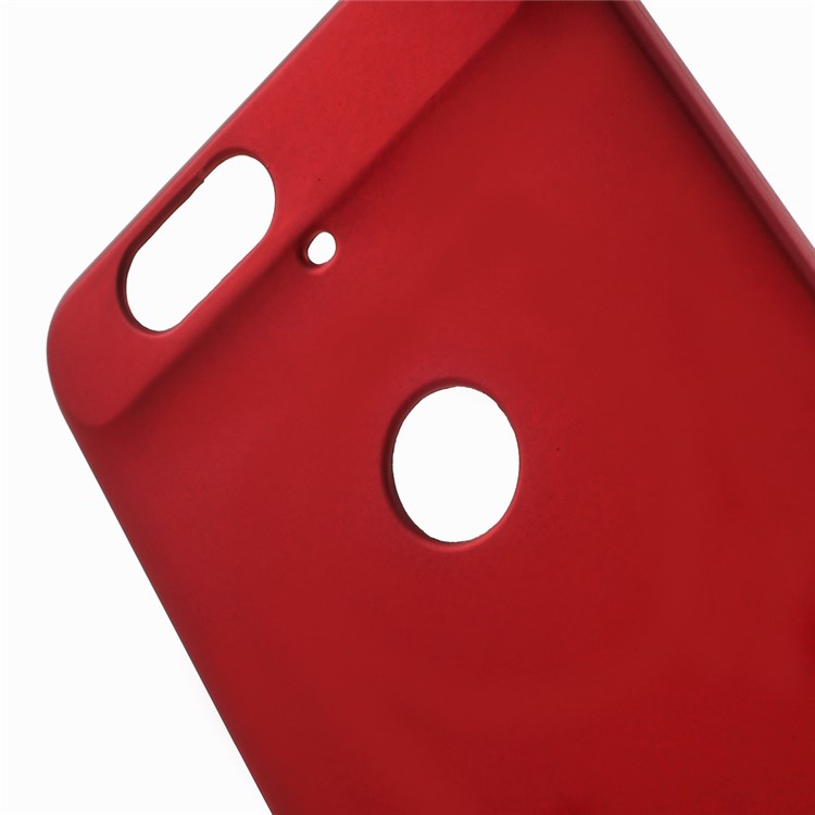 Rubberized Plastic Hard Phone Cover for Huawei Nexus 6P - Red-5