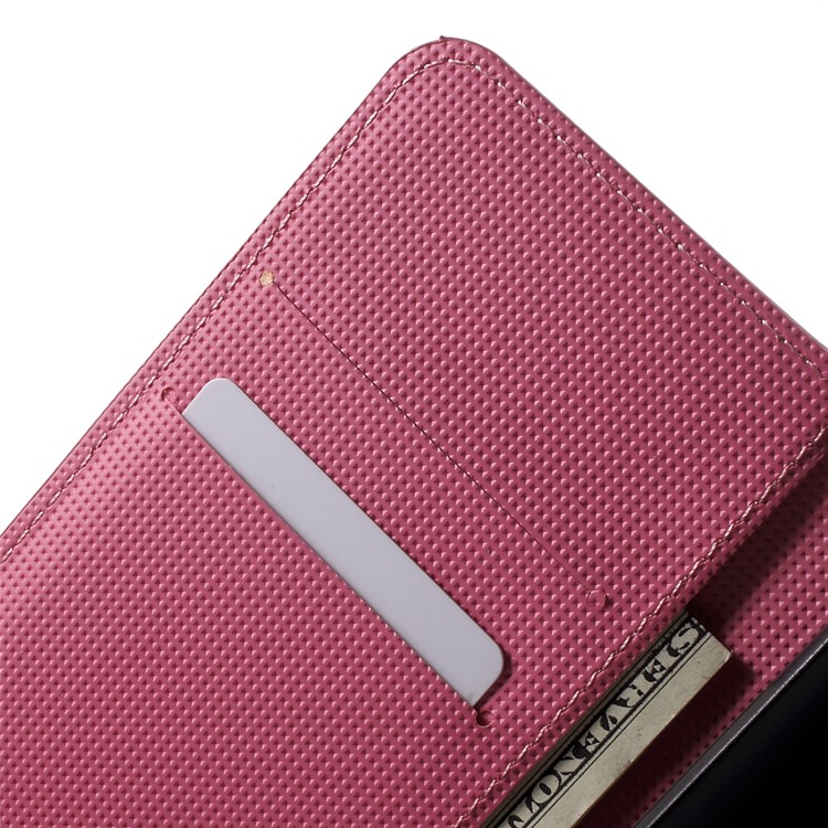 Leather Case Cover with Card Slots for Huawei Y6 Pro / Enjoy 5 - Plum Blossom-6
