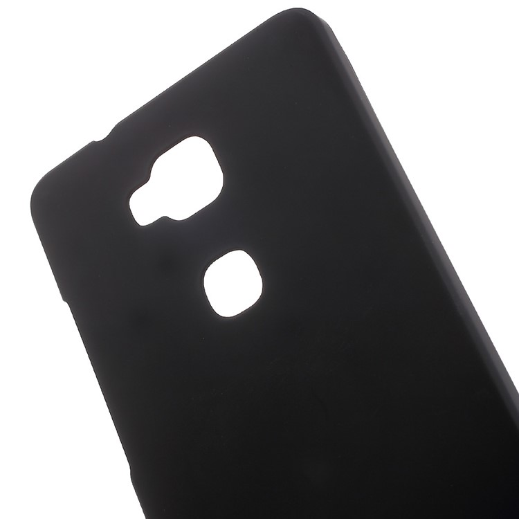 Soft Feel Rubberized Plastic Case for Huawei Honor Play 5X / Honor 5X - Black-4