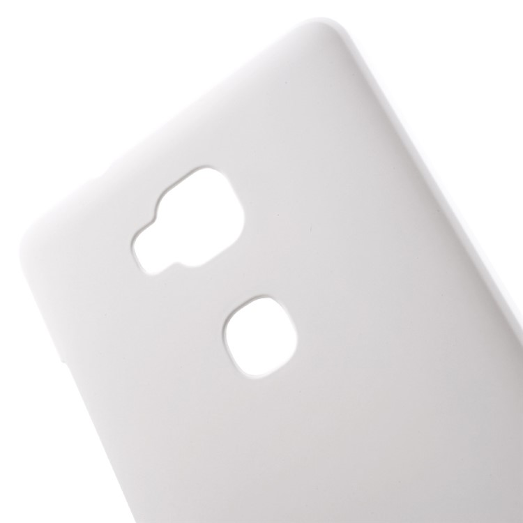 Soft Feel Rubberized Hard Case for Huawei Honor Play 5X / Honor 5X - White-4