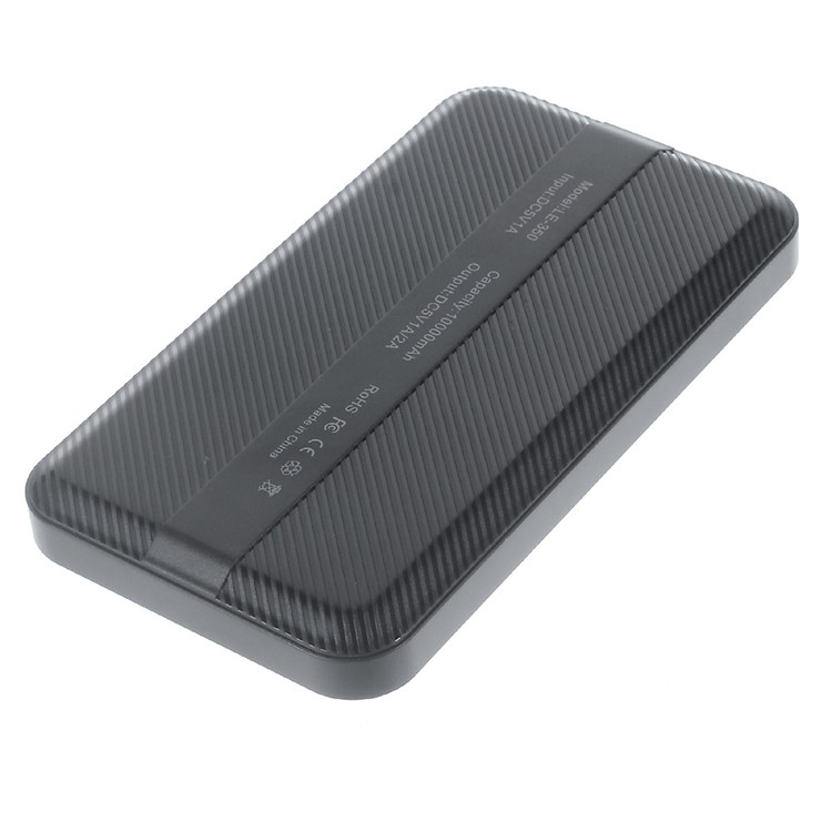 LEYOU LE-350 10000mah Externes Energienbankladegerät Für Iphone IPod-Samsung HTC Fahrwerkpokemonspiel - Schwarz-4