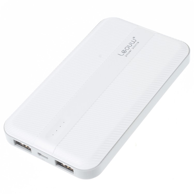 LEYOU LE-350 10000mAh External Power Bank Charger for iPhone iPod Samsung Pokemon Game Sony - White-3