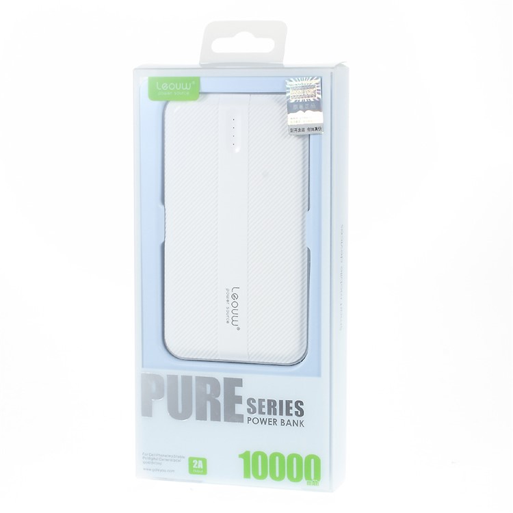 LEYOU LE-350 10000mAh External Power Bank Charger for iPhone iPod Samsung Pokemon Game Sony - White-8