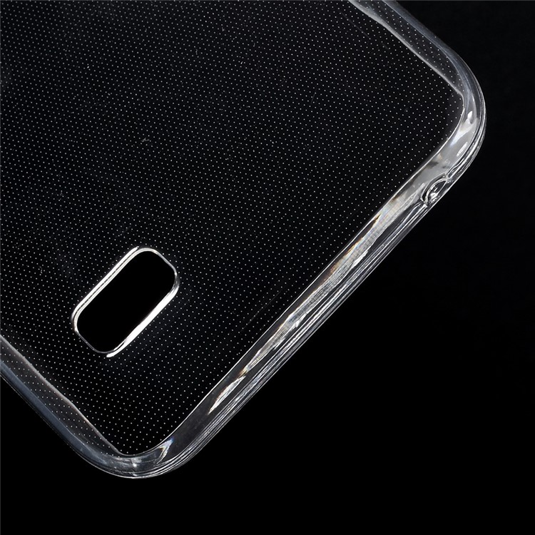 Slim Glossy Gel TPU Cover Case for Huawei Y5 Y560 with Non-slip Inner - Transparent-5