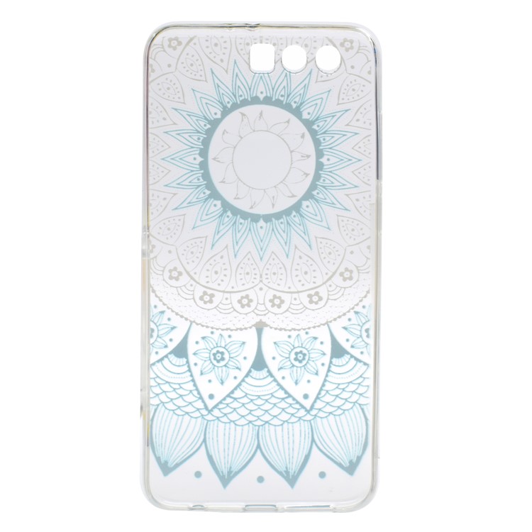 Ultra Dünner Gemusterter Weicher TPU Schützender Fall Für Huawei Ehre 9 - Sonnenblume-2