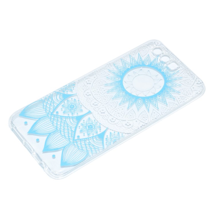 Ultra Dünner Gemusterter Weicher TPU Schützender Fall Für Huawei Ehre 9 - Sonnenblume-3