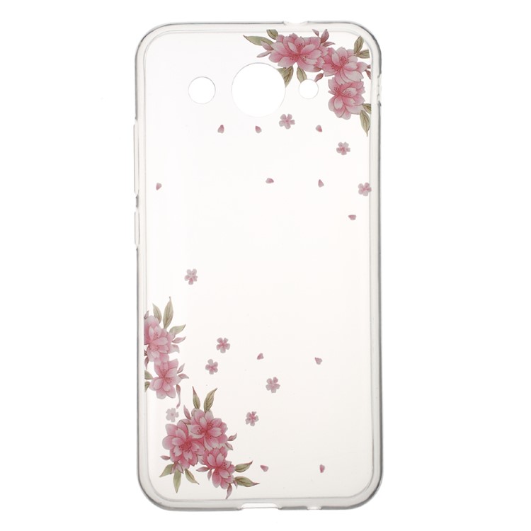 IMD Pattern Printing Soft TPU Mobile Case for Huawei Y5 (2017) / Y6 (2017) - Blooming Flowers-1