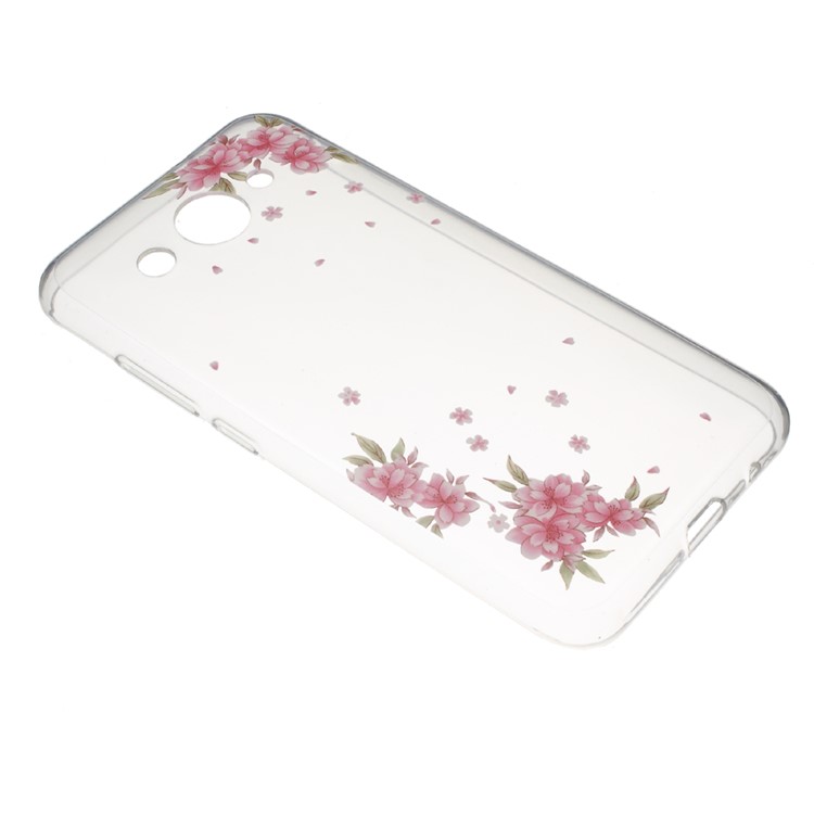 IMD Pattern Printing Soft TPU Mobile Case for Huawei Y5 (2017) / Y6 (2017) - Blooming Flowers-2