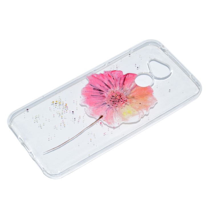 Pattern Printing Flexible TPU Gel Cover for Huawei Honor 6A / Honor 5C pro - Beautiful Flower-2